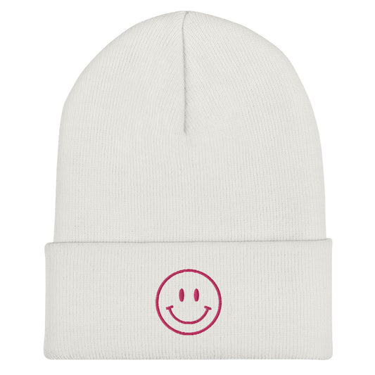 Happy Cuffed Beanie