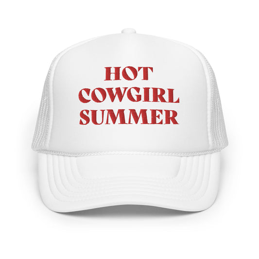 Hot Cowgirl Summer Foam trucker hat