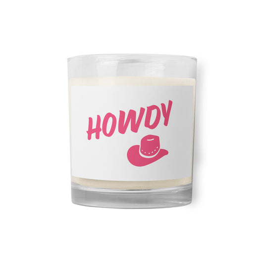 Howdy soy wax candle