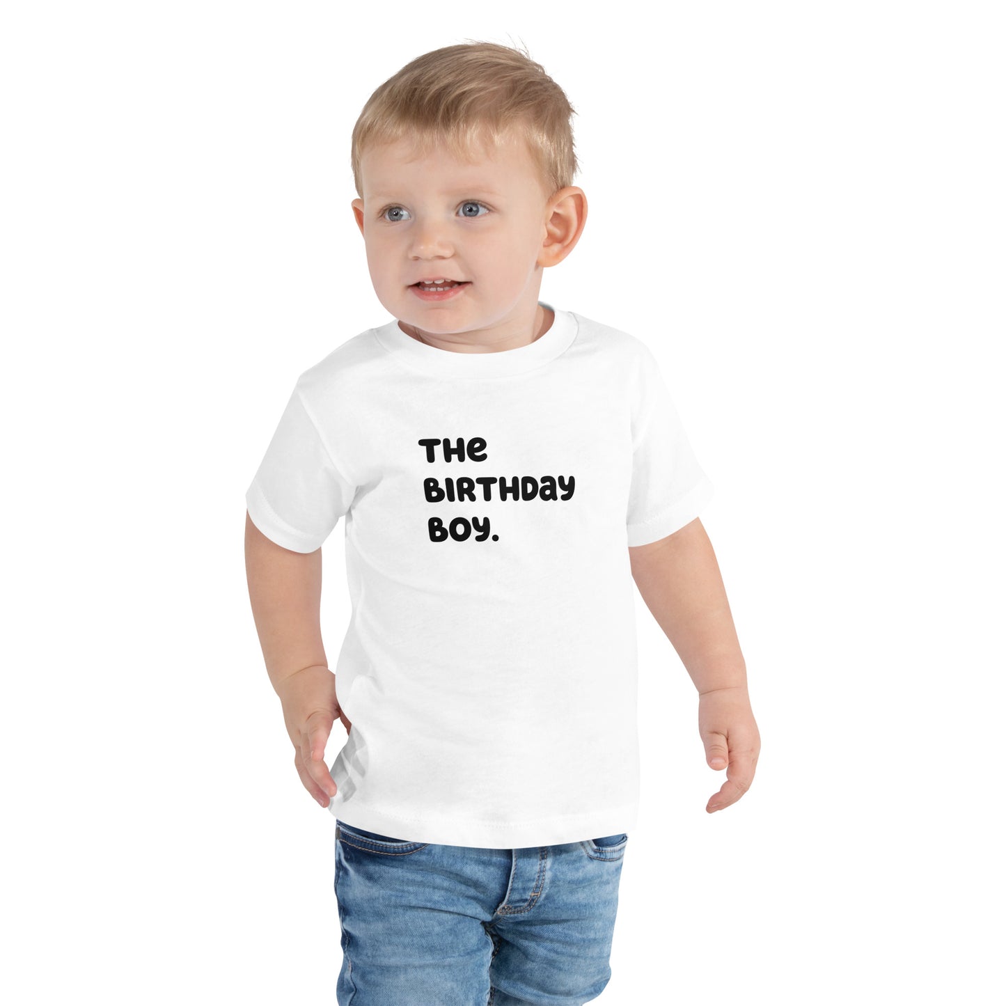 The birthday boy Toddler Short Sleeve Tee